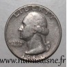 ETATS UNIS - KM A 164 a - 1/4 DOLLAR 1965 - Philadelphie - GEORGE WASHINGTON