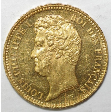 20 FRANCS 1831 A - LOUIS PHILIPPE Ier - OR TETE NUE - SUPERBE