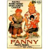 POSTCARD - 'FANNY' BY MARCEL PAGNOL - POSTER BY ALBERT DUBOUT - 1950