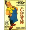 POSTCARD - 'CESAR' BY MARCEL PAGNOL - POSTER BY ALBERT DUBOUT - 1950