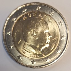 MONACO - 2 EURO 2024 - LE PRINCE ALBERT - MONNAIE DE CIRCULATION COURANTE