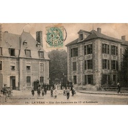 COUNTY 02800 - LA FERE - VIEW OF THE BARRACKS OF THE 17TH ARTILLERY