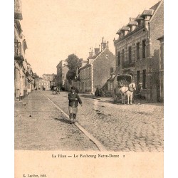 COUNTY 02800 - LA FERE - THE FAUBOURG NOTRE-DAME