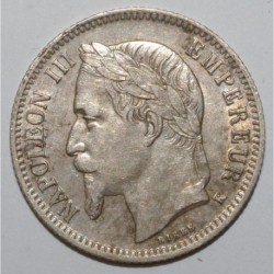 FRANCE - KM 806 - 1 FRANC 1867 K - Bordeaux - TYPE NAPOLEON III