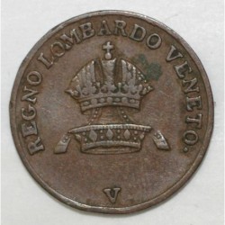 ITALY - LOMBARDY VENETIA - 1 CENTESIMO 1822 V - TTB