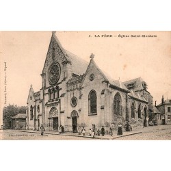 COUNTY 02800 - LA FERE - THE SAINT-MONTAIN CHURCH