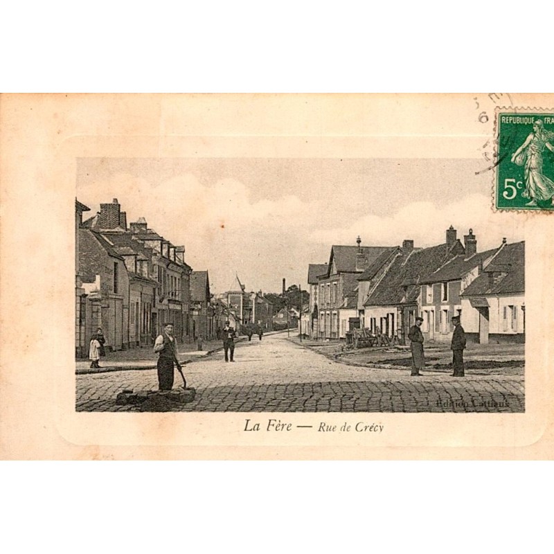 COUNTY 02800 - LA FERE - RUE DE CRECY