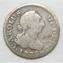 SPAIN - KM 410 - 1/2 REAL 1774 PJ