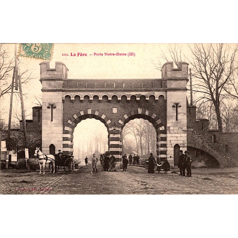 COUNTY 02800 - LA FERE - NOTRE-DAME GATE